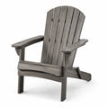 Silla Adirondack de Polietileno Reciclado Gris para Exterior
