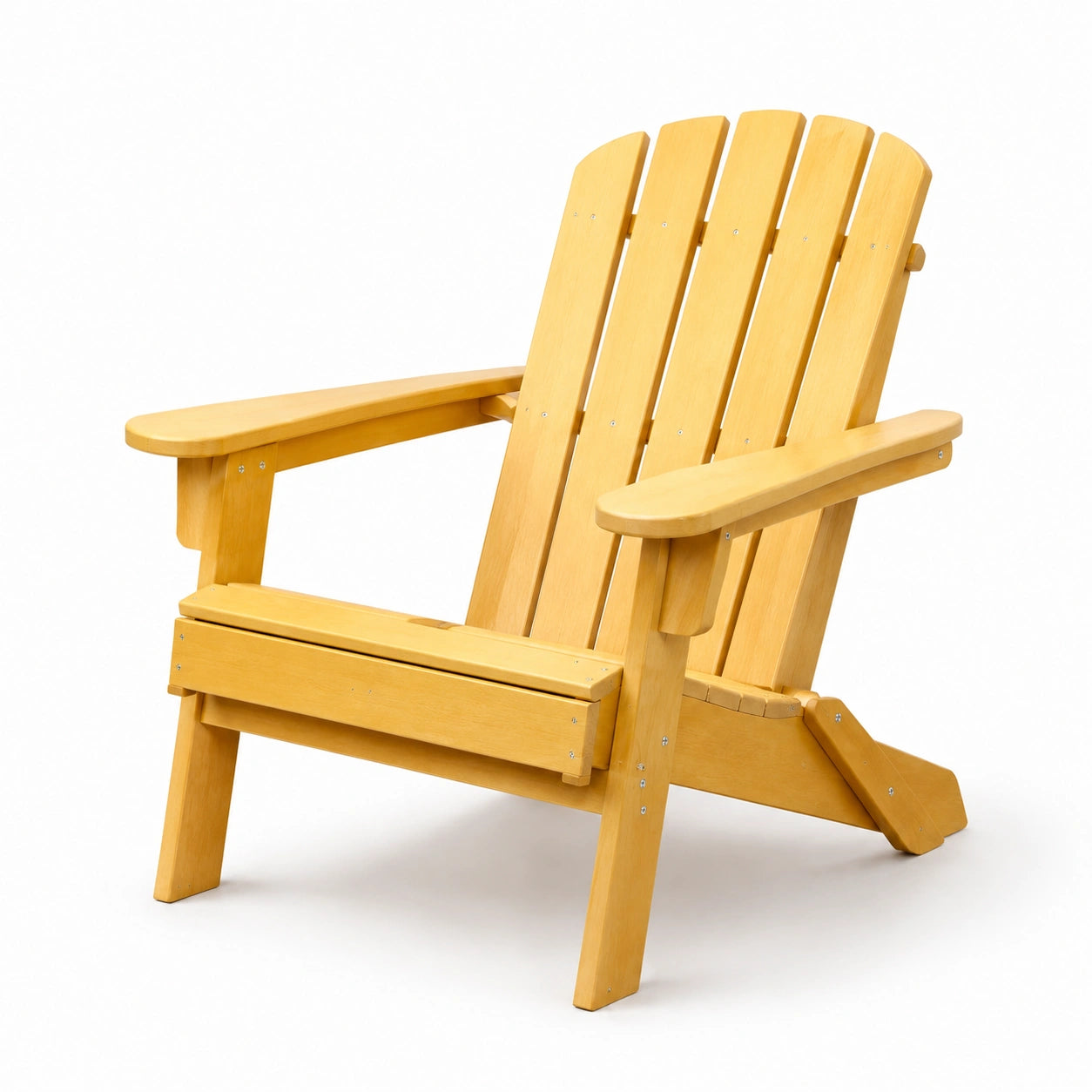 Silla Adirondack de madera de pino amarillo
